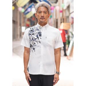 かりゆしウェア 沖縄 アロハシャツ MAJUN...の詳細画像3