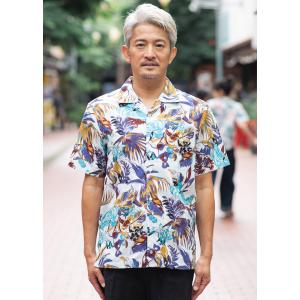 かりゆしウェア 沖縄 アロハシャツ MAJUN...の詳細画像3