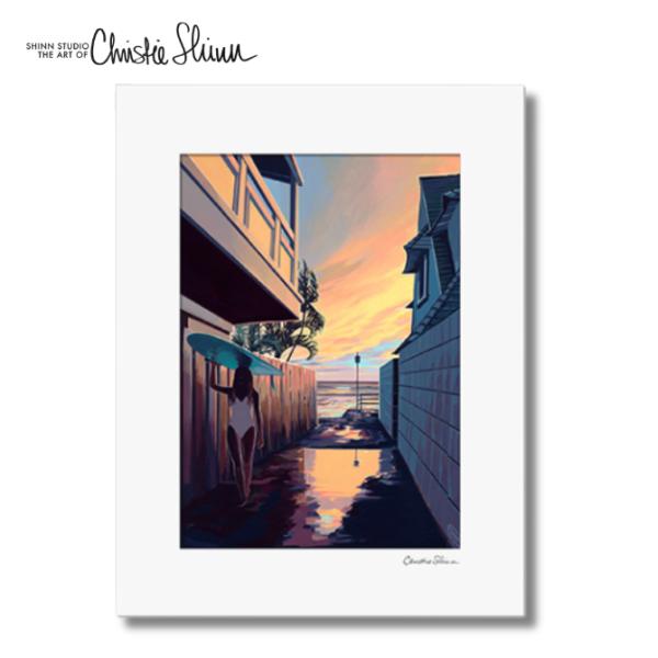 クリスティシン アートプリント「 REFLECTIONS AT TONGGS」28.0×35.5cm...