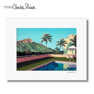 クリスティシン アートプリント「IN THE SHADE」28.0×35.5cm
