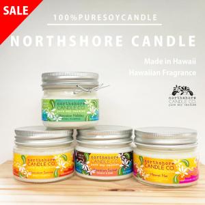 ノースショアキャンドル 100%ピュアソイキャンドル 5oz【northshore candle/ハワイ/ハワイアン/オーガニック/アロマキャンドル/プリメリア】｜makai