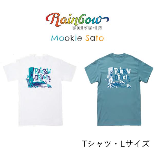 レインボードライブイン×ムーキーサト コラボ Tシャツ「ダイアモンドヘッド」 【RAINBOW DR...