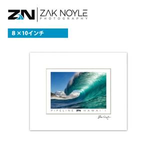 【 8×10インチ】ザックノイル マットプリント 「PIPELINE」 【zak noyle ハワイ サーフ 波 写真 海 サーフィン フォト】｜makai