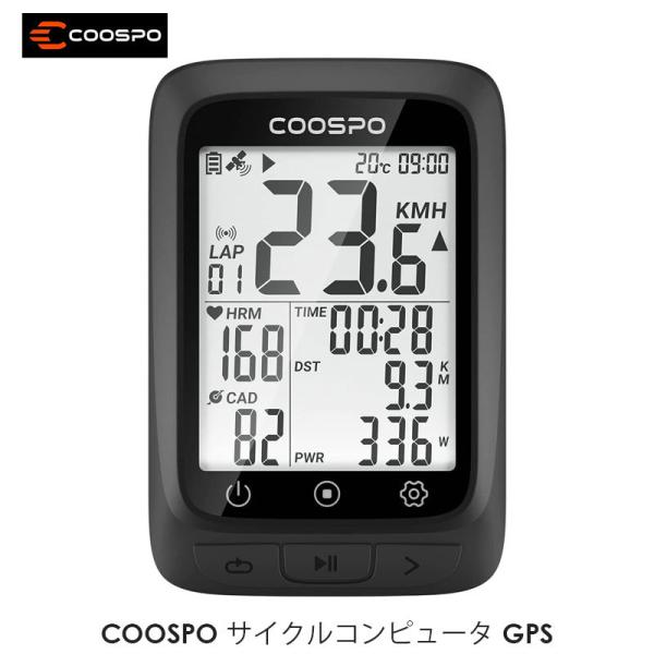 COOSPO BC107 サイコン サイクルコンピューター スピードメーター ANT+ Blueto...
