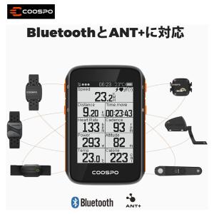 COOSPO サイコン サイクルコンピューター スピードメーター ANT+ Bluetooth GPS サイコン 自転車スピードメーター 大容量バッテリー 36時間連続駆動 正規代理店