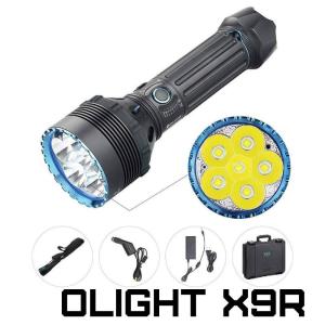 OLIGHT X9R MARAUDER オーライト 懐中電灯 25000ルーメン ハンディライト フラッシュライト 充電式 強力 ハイパワー IPX7防水 防災 最強 軍用｜makanainc