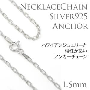 ハワイアンジュエリーネックレス アンカーチェー...の詳細画像1