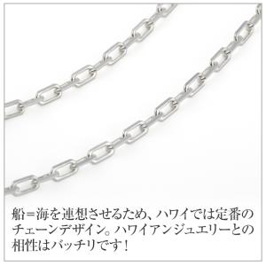 ハワイアンジュエリーネックレス アンカーチェー...の詳細画像2