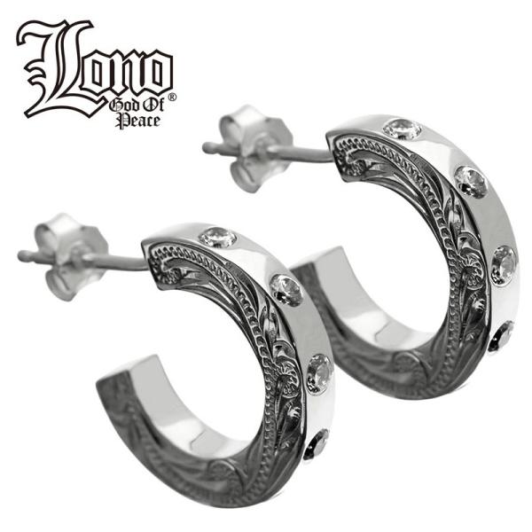 ハワイアンジュエリー LONO ロノ jewelry フープピアス メンズ レディース ハワイアン ...