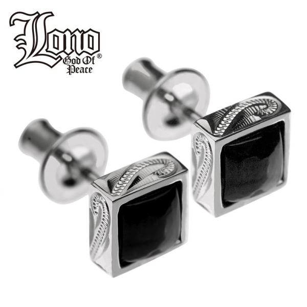 ハワイアンジュエリー LONO ロノ jewelry ブラックスターピアス メンズ レディース ハワ...