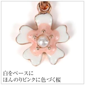 イヤリング ノンホールピアス 揺れる 浴衣 桜...の詳細画像2