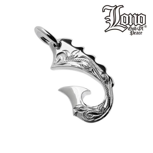ハワイアンジュエリー LONO ロノフィッシュフック ペンダント メンズ レディース ハワイアン プ...
