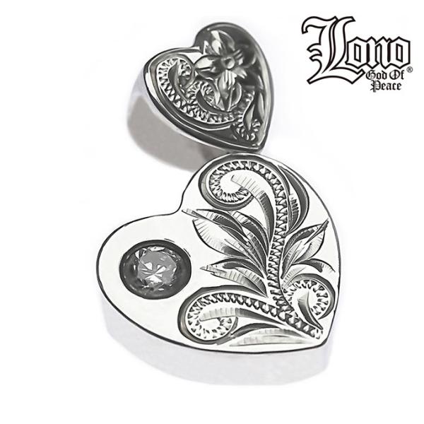 LONO ロノ ハワイアンジュエリー jewelry ネックレス ペンダントトップ ダブルハート P...