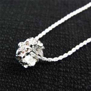 ハワイアンジュエリー jewelry ペンダントトップ プルメリアレイ 14金 ホワイトゴールド 14K ホワイトゴールド ネックレス メンズ レディース