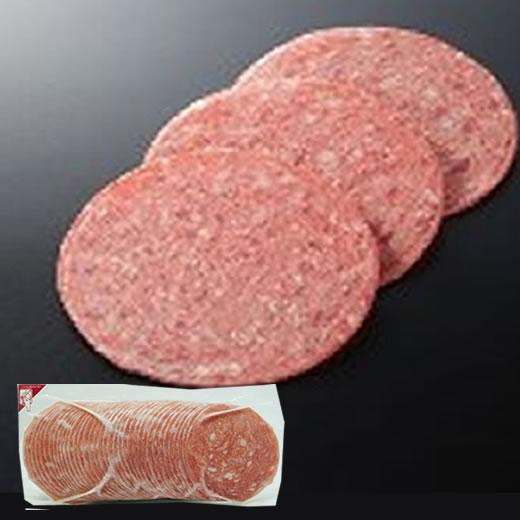 【５００ｇ】大きめ８０ｍｍ　セミドライソーセージ　スライス　250ｇ×2パック　冷凍