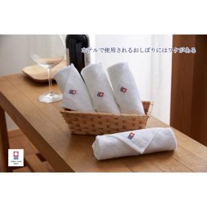 おしぼりタオル 今治タオル 高級 白 厚手 業...の詳細画像1