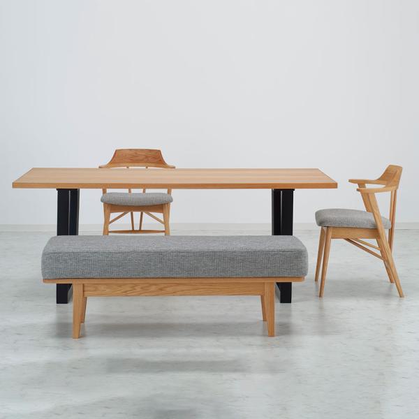 ダイニング4点セット 幅160cm ダイニングテーブル ダイニングチェア ×2脚 ベンチ セット 天...