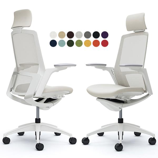 オカムラ フィノラ オフィスチェア C78CWW エクストラハイバック ボディ:ホワイト 脚:ホワイ...