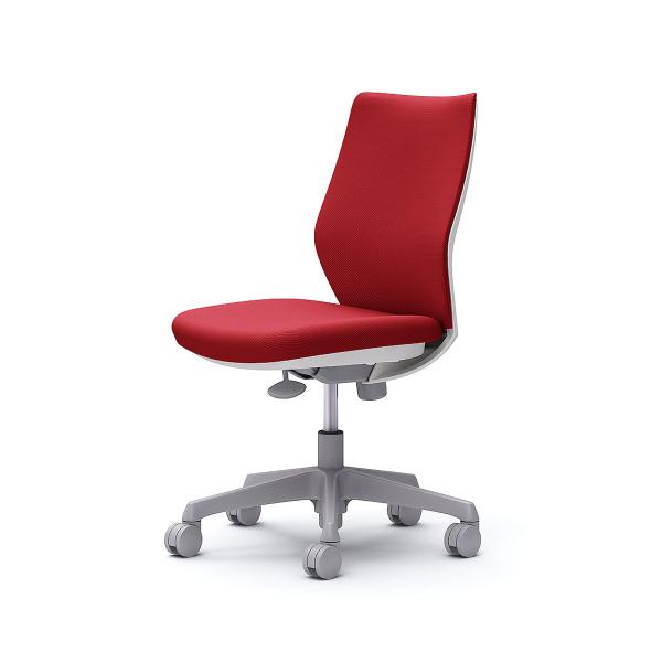 オカムラ オフィスチェア CG-M 肘なし パッド(クッション)タイプ ホワイトフレーム ナイロンキ...