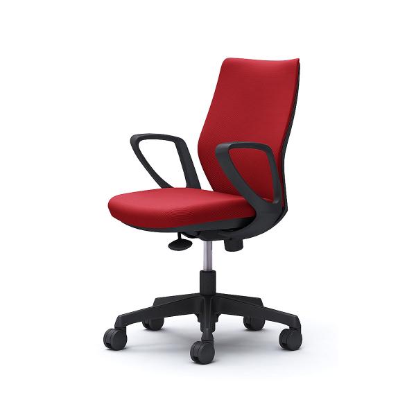 オカムラ オフィスチェア CG-M デザインアーム 固定肘 パッド(クッション)タイプ ブラックフレ...