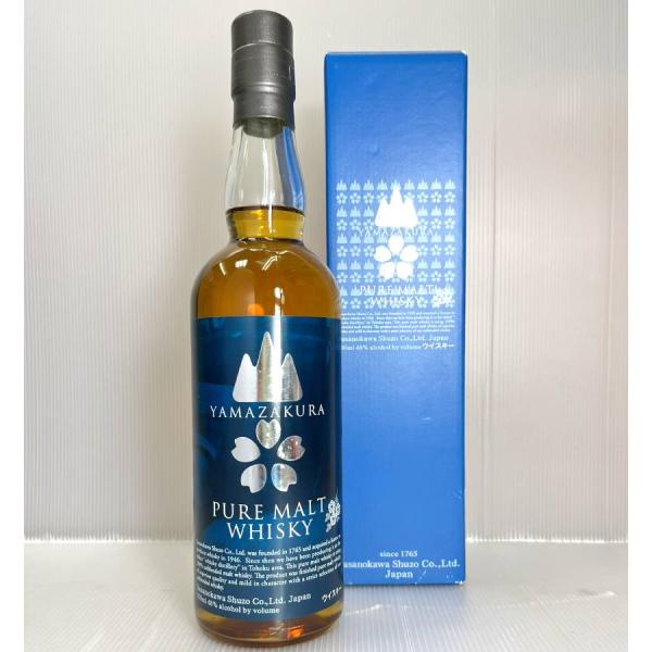 [箱付]笹の川酒造 ピュアモルトウイスキー山桜 700ml 48% / MALTWHISKY YAM...