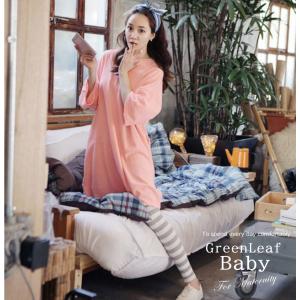 マタニティ パジャマ スウェット セットアップ 妊婦服 授乳口付き ルームウェア