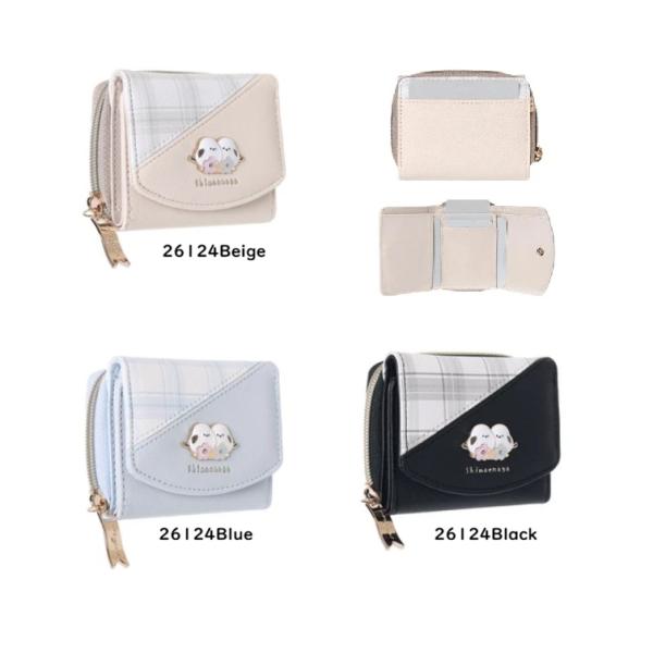 WC26124　Coboca　しまえなが　コンパクト財布　お財布　財布　レディース財布　三つ折り財布...