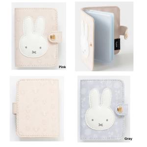 MIFFY FLOWER APPLIQUE カードケース　ミッフィー　カードケース　カード入れ　カードポーチ　クレジットカードケース　名刺入れ　名刺入れケース｜makemerry