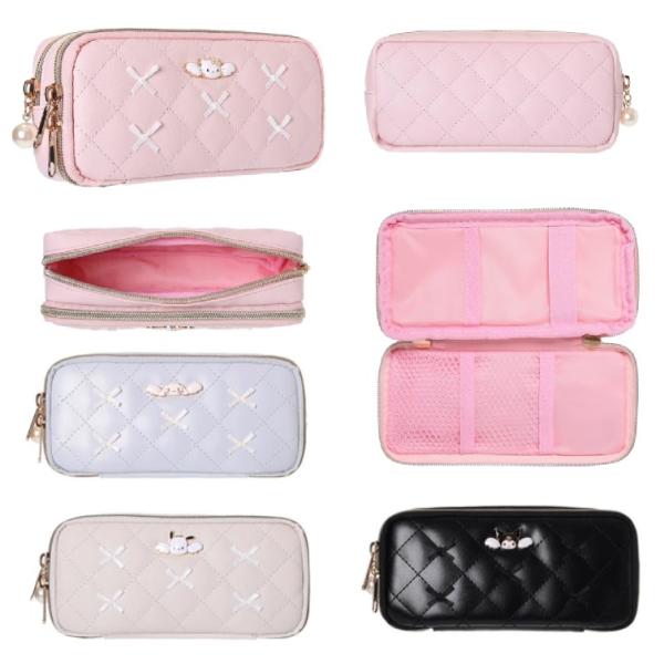 サンリオ　クロミ　キティ　シナモロール　ポチャッコ　ペンポーチ　ペンケース　多機能ポーチ　メイクポー...