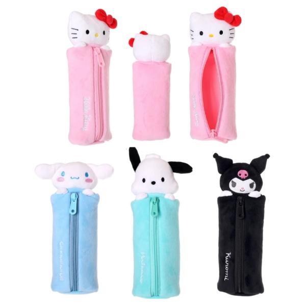 サンリオ　ぬいぐるみペンポーチ　シナモロール　クロミ　ポチャッコ　ペンケース　 キティ　　ペンポーチ...