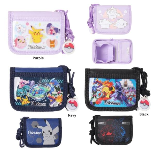 ポケットモンスター　ラウンドファスナーウォレット　お財布　ポケモン　子供財布　キッズ財布　ストラップ...