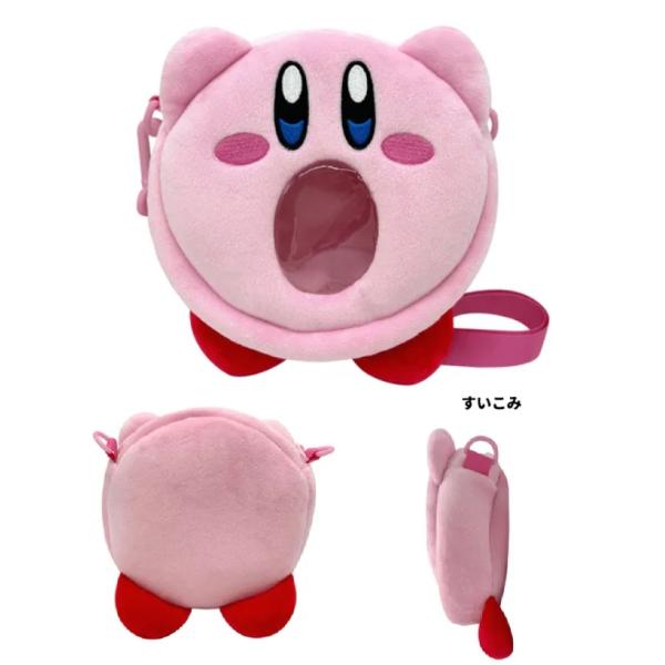 星のカービィ 窓付きショルダーバッグ すいこみ　星のカービィ ショルダーバッグ　ポシェット　ポシェッ...