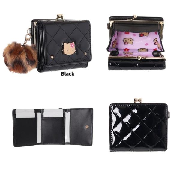 ハローキティエナメル口金ミニ財布　ミニ財布　サンリオ　日焼け　キティ　コンパクト財布　お財布　財布　...