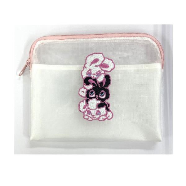 CREATORS・CIRCUSX foxy・illustrations メッシュポーチ　ポーチ　フラ...