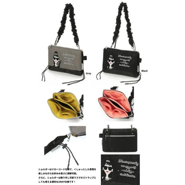 HAPPY FACE 　ハッピーフェイス　 レディ・エマ くしゅくしゅショルダーバッグ　ショルダーバ...