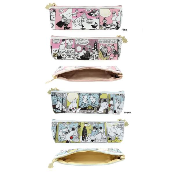 スリムペンケース MOOMIN25AW コミック　ムーミン　ペンポーチ　スリムポーチ　スリムペンポー...