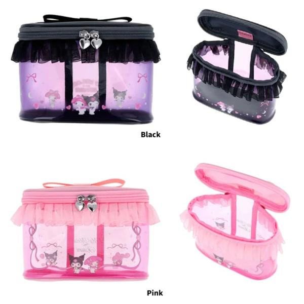 マイメロディ　クロミ 　バニティポーチ　メイクポーチ　化粧ポーチ　ボックスポーチ　コスメポーチ