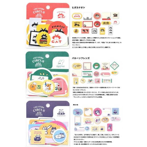 ヒダカナオト バルーンフレンズ　フレークシール 　シール　デコシール　ステッカー　クリエイターズサー...