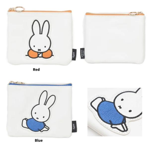 ミッフィー　ミニポーチ　ポーチ　　コスメポーチ　小物入れ　リップポーチ　　フラットポーチ　ミ二ポーチ...