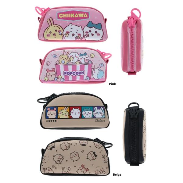 ちいかわ デッカジップペンケース　ペンポーチ　コスメポーチ　ポーチ　ボストンポーチ　化粧ポーチ　筆箱