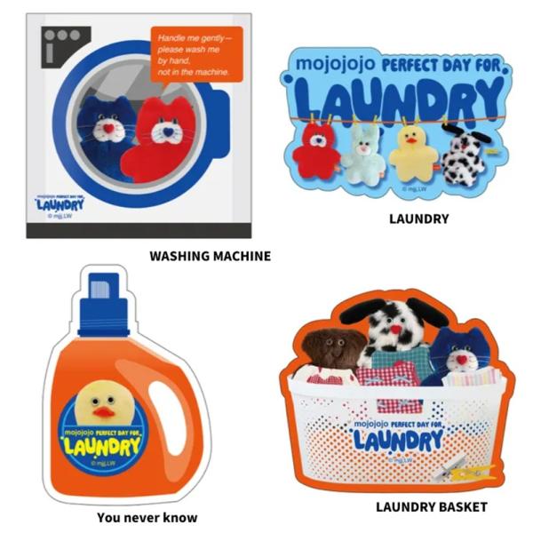 mojojojo ダイカットステッカー LAUNDRY　ステッカー　シール　モジョジョジョ