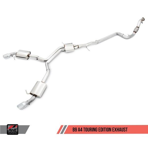 <AWE>   ツーリングエディション エキゾーストシステム　102mmｘ2左右出し　Audi A4...