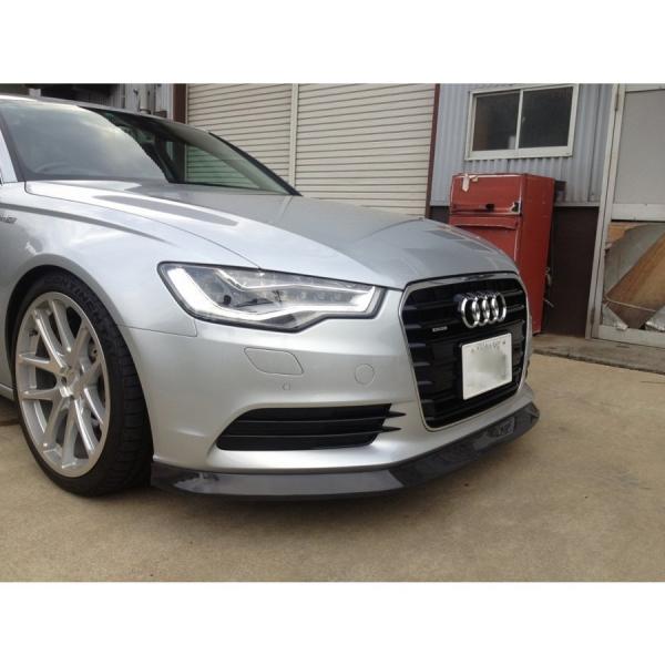 【カーボン】balance it フロントリップスポイラー Audi A6 (4G) 2011-20...