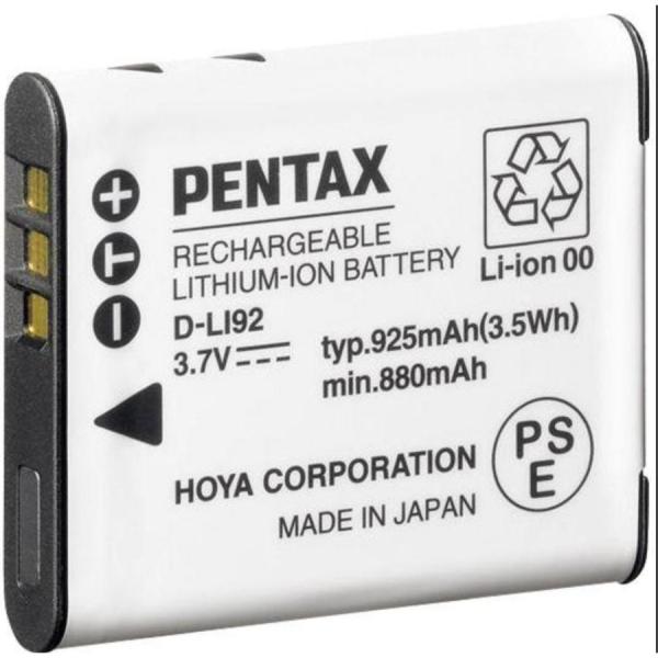 【当店1年保証】PENTAX ペンタックス D-LI92 純正 リチウムイオンバッテリーパック デジ...