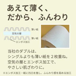 個包装 トイレットペーパー ダブル 30m 1...の詳細画像2