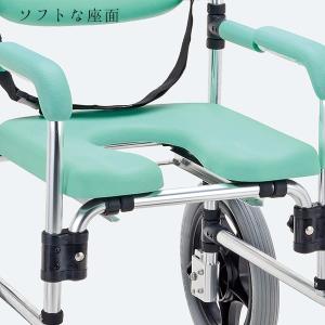 浴用キャリー 入浴用車椅子 シャワーチェア 肘...の詳細画像2
