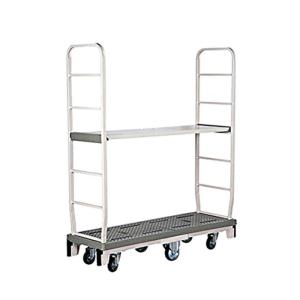 6輪 運搬台車 マキテック 6輪台車 バランスカート両袖付 MJC-6-2 運搬 長台車 六輪