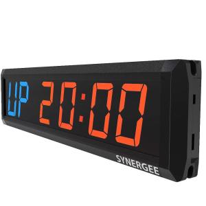 Synergee 16 Premium LED Programmable Interval Wall Timer Gym Timer with Wir