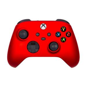 Xbox OneシリーズX Sカスタムソフトタッチコントローラ ソフトタッチ感覚、追加グリップ、メタリックレッドカラー Xbox One、Seriの商品画像