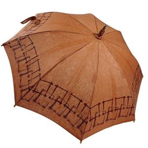 高知インター店 マサキ 日本製 麻100 柿渋染め 長傘 日傘 傘 Swlhosp Com